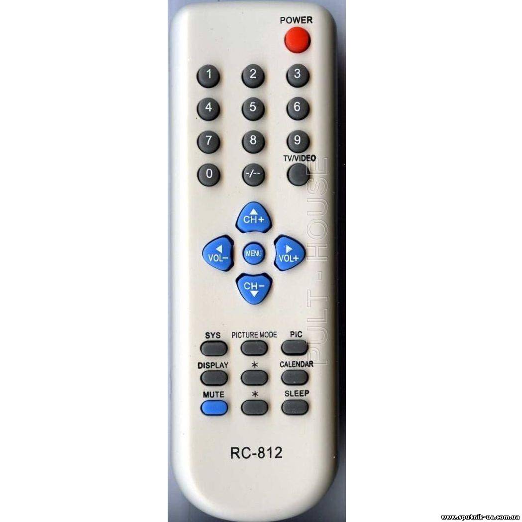 TV пульт 16-8 SHIVAKI RC-812 ELENBERG)SAMSUNG,MEREDIAN,LG china YH-8891 (S 0E0E/D 0b/F 9012)